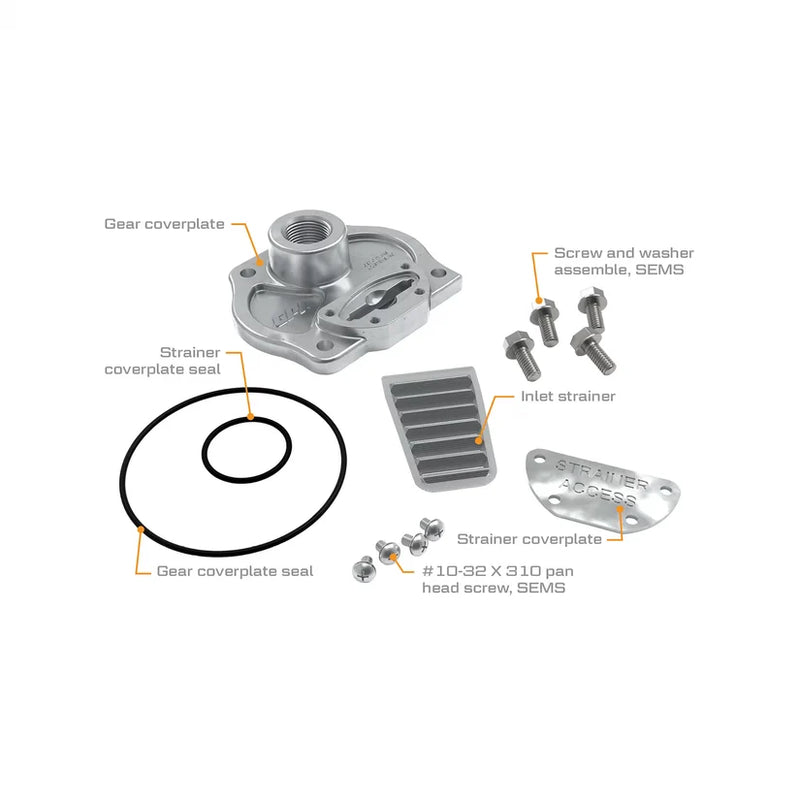 M-1115S, M-150S & M-240S Fuel Transfer Pumps Gear Cover Plate Replacement Kit 110500-09