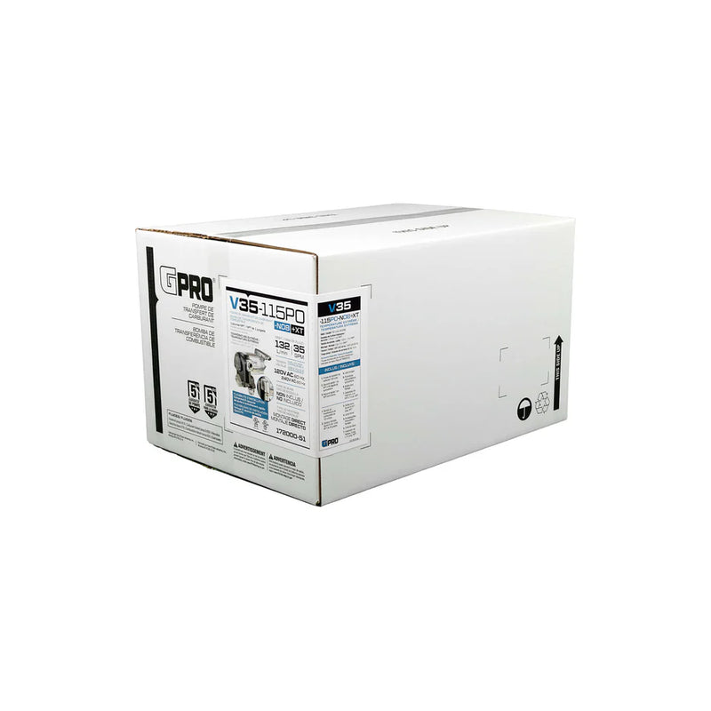 GPI  V35-115PO-N08+XT POMPE DE TRANSFERT  115/230-Volt (35 GPM) 172000-51