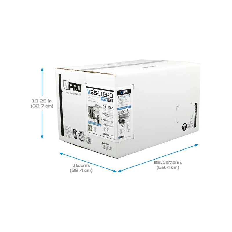 GPI  V35-115PO-N08+XT POMPE DE TRANSFERT  115/230-Volt (35 GPM) 172000-51