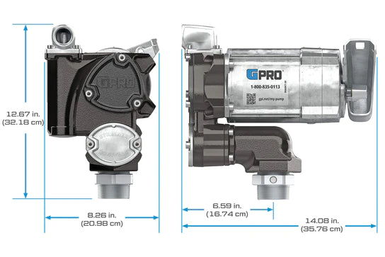 GPI POMPE DE TRANSFERT DE CARBURANT GPRO V20  20 GPM 115V POUR TEMPÉRATURES EXTRÊMES  171000-51