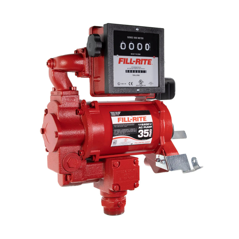 FR311VLN 115/230V AC 35 GPM Fuel Transfer Pump with Meter