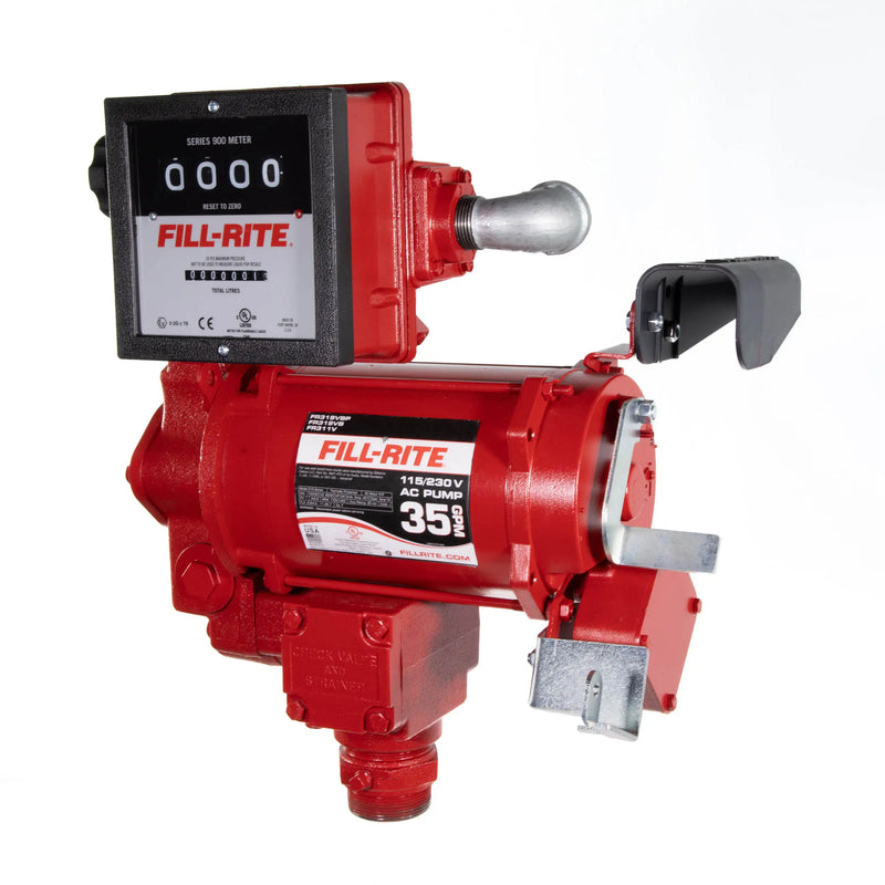 FR311VLN 115/230V AC 35 GPM Fuel Transfer Pump with Meter