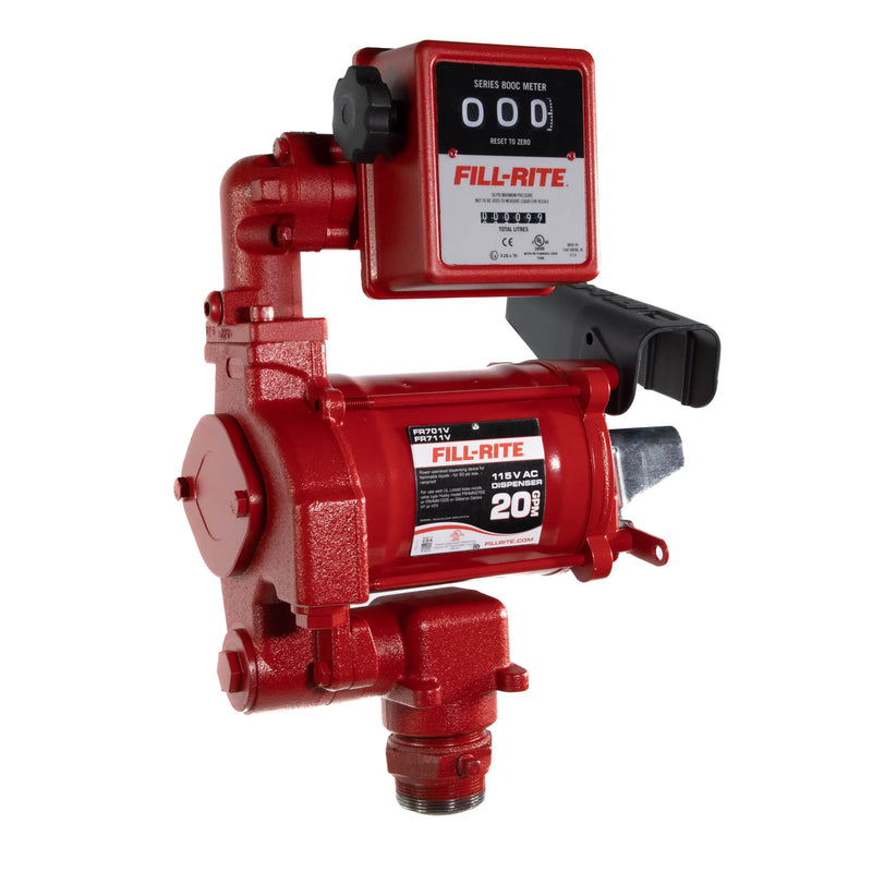 FR701VLN 115V AC 20 GPM Fuel Transfer Pump with Meter