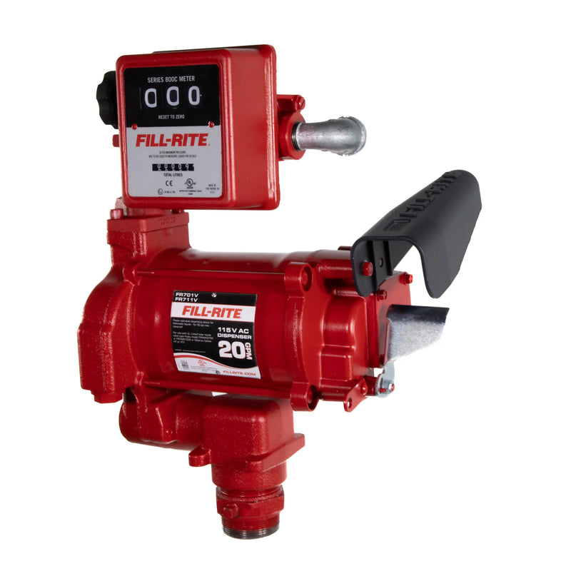 FR701VLN 115V AC 20 GPM Fuel Transfer Pump with Meter