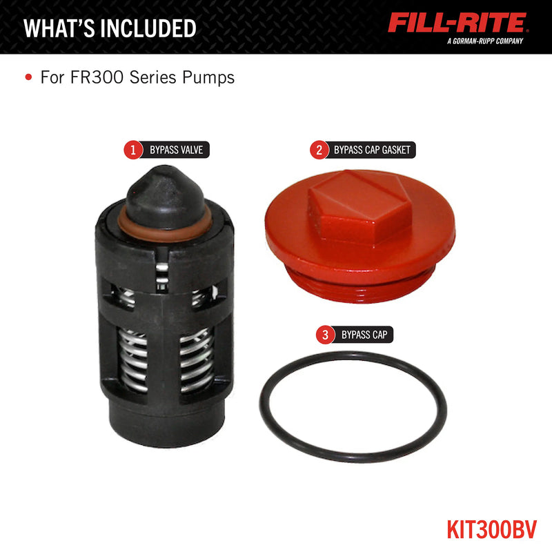 Fill-Rite KIT300BV Bypass Valve Kit for FR300 Series Fuel Transfer Pumps