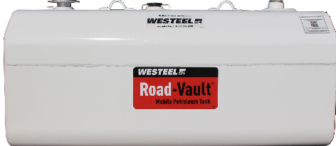 réservoir mobile double parois Traveler Road-Vault®  diesel ou essence RVT454DW  450 LTS
