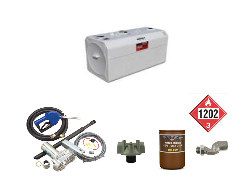COMBO WESTEEL TRANSFER TANK FOR DIESEL OR PETROL 830 L RV830W-1