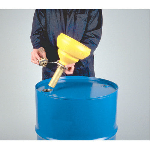 Funnels with filling valve 103