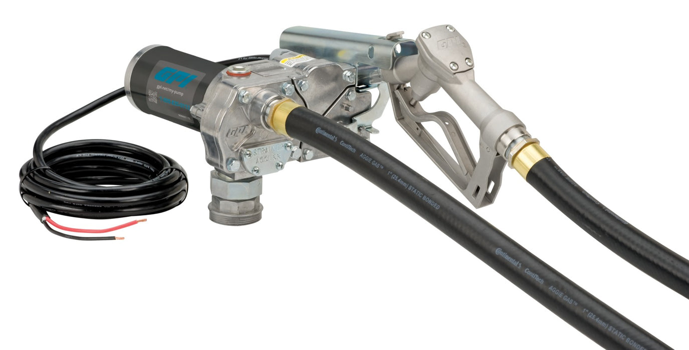 Pompe à gasoil 12V 35L/min avec pistolet automatique/tuyau d' aspiration et  refoulement – en kit – Lot de 2 – SODISE 08646