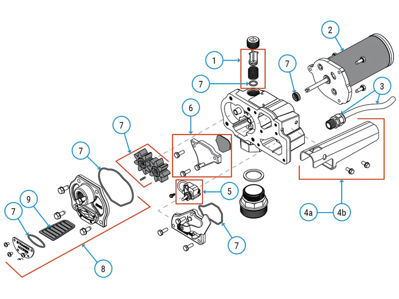 GPI  POMPE DE TRANSFERT DE CARBURANT 12 V 18 GPM M-180S-PO  110300-7