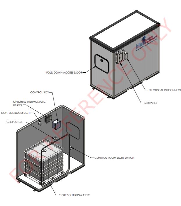 TOTE CABINET UREE