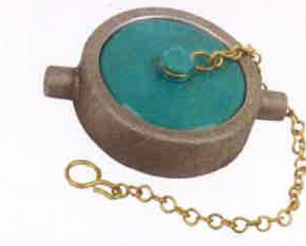 CAP 3" NPT WITH CHAIN WE2280