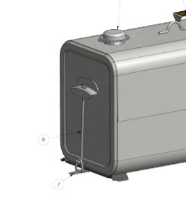 Traveler Road-Vault® diesel or petrol RVT454DW 450 LTS double-wall mobile tank